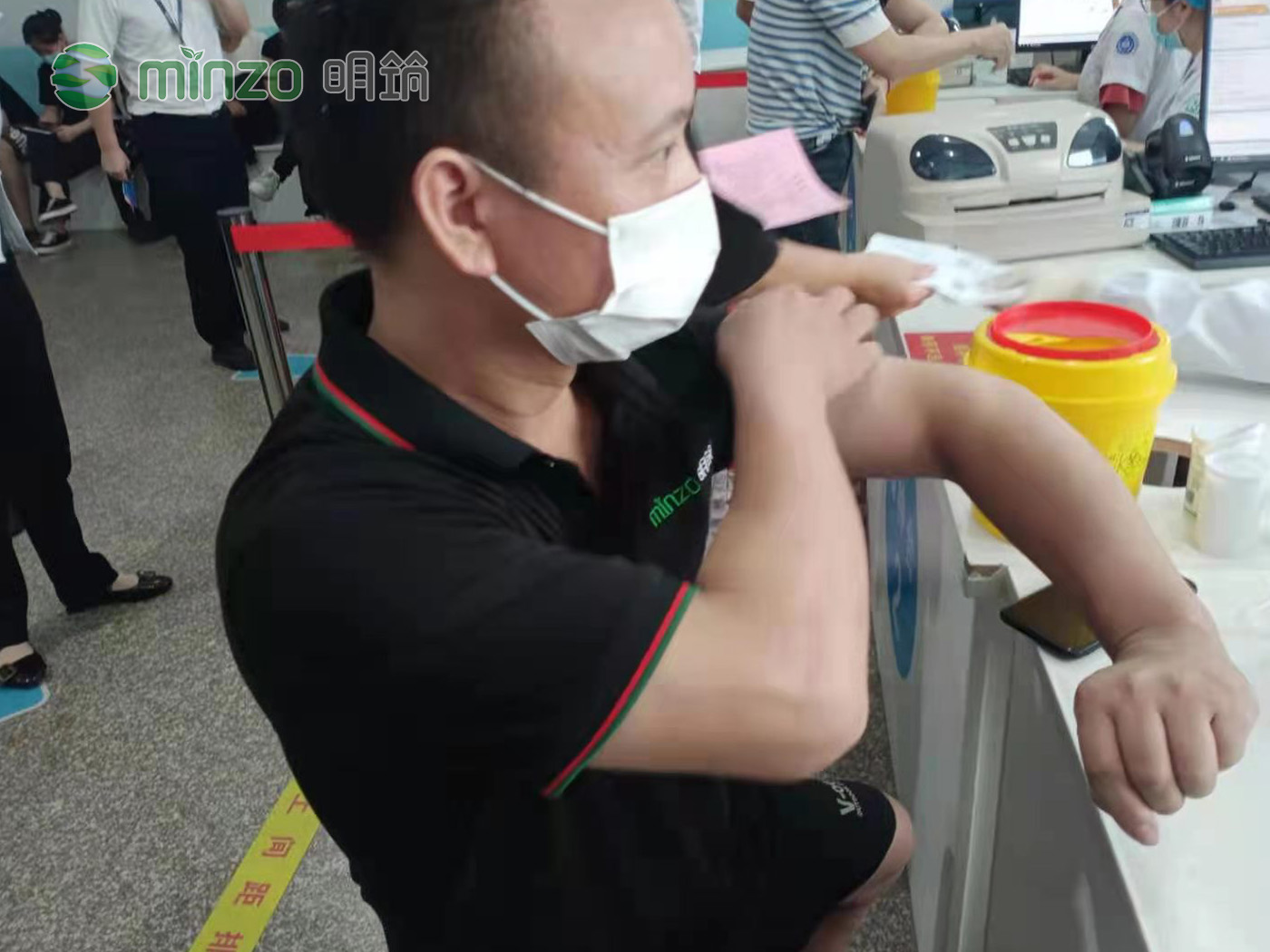 積極響應(yīng)政府號召，明筑組織全體職工接種疫苗
